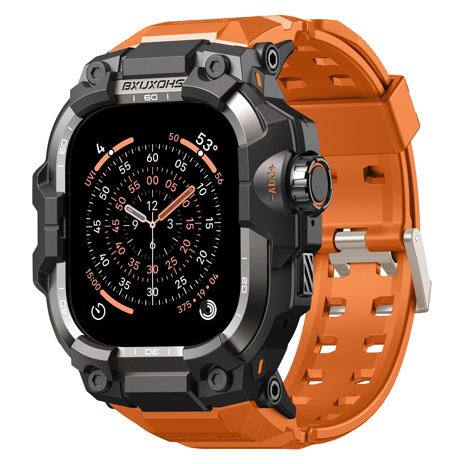 Tactical Protective Case with Band for Apple Watch