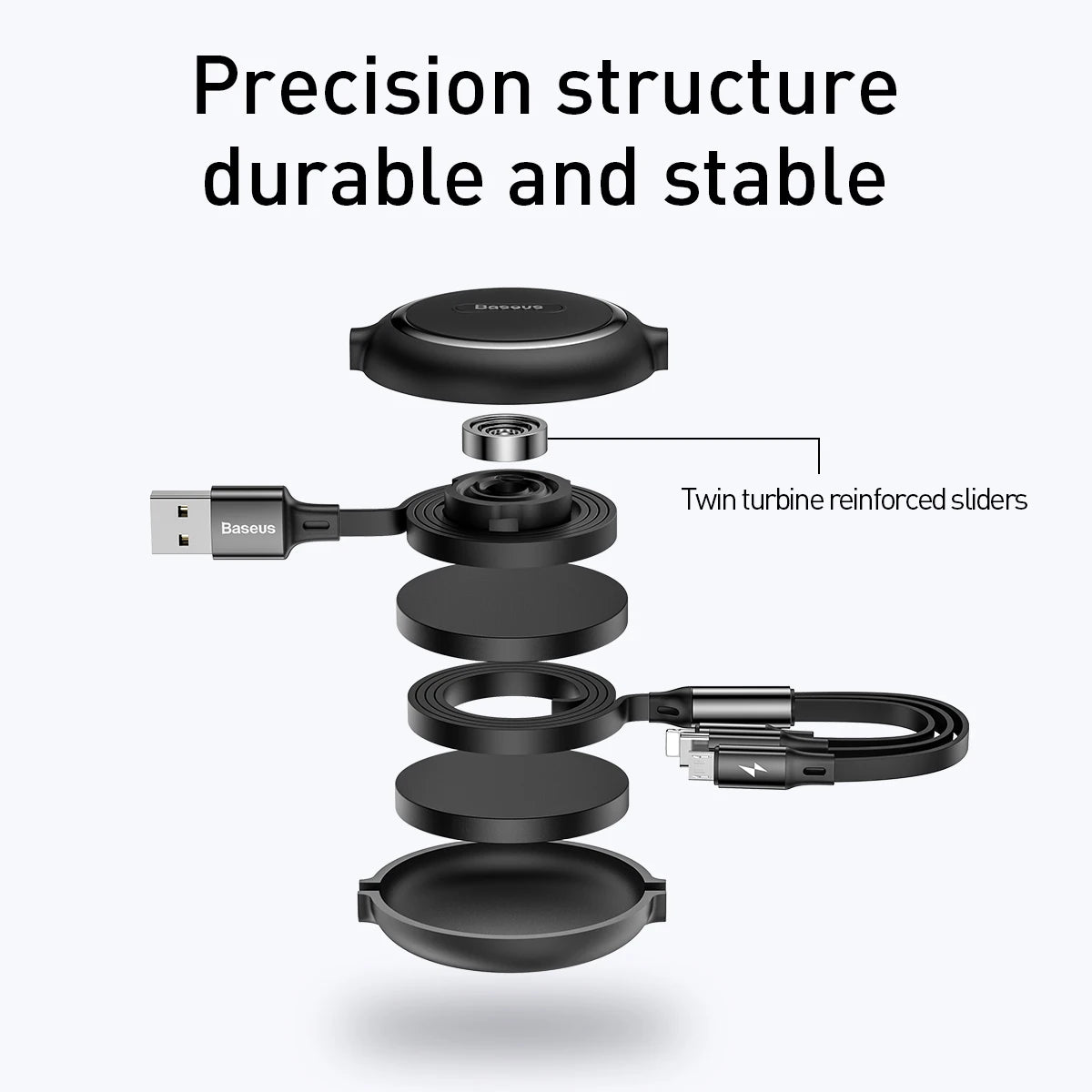 Baseus 3-in-1 Universal Charging and Data Cable