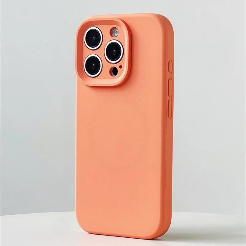 Shockproof MagSafe Silicone Armor Case for iPhone 16 Series