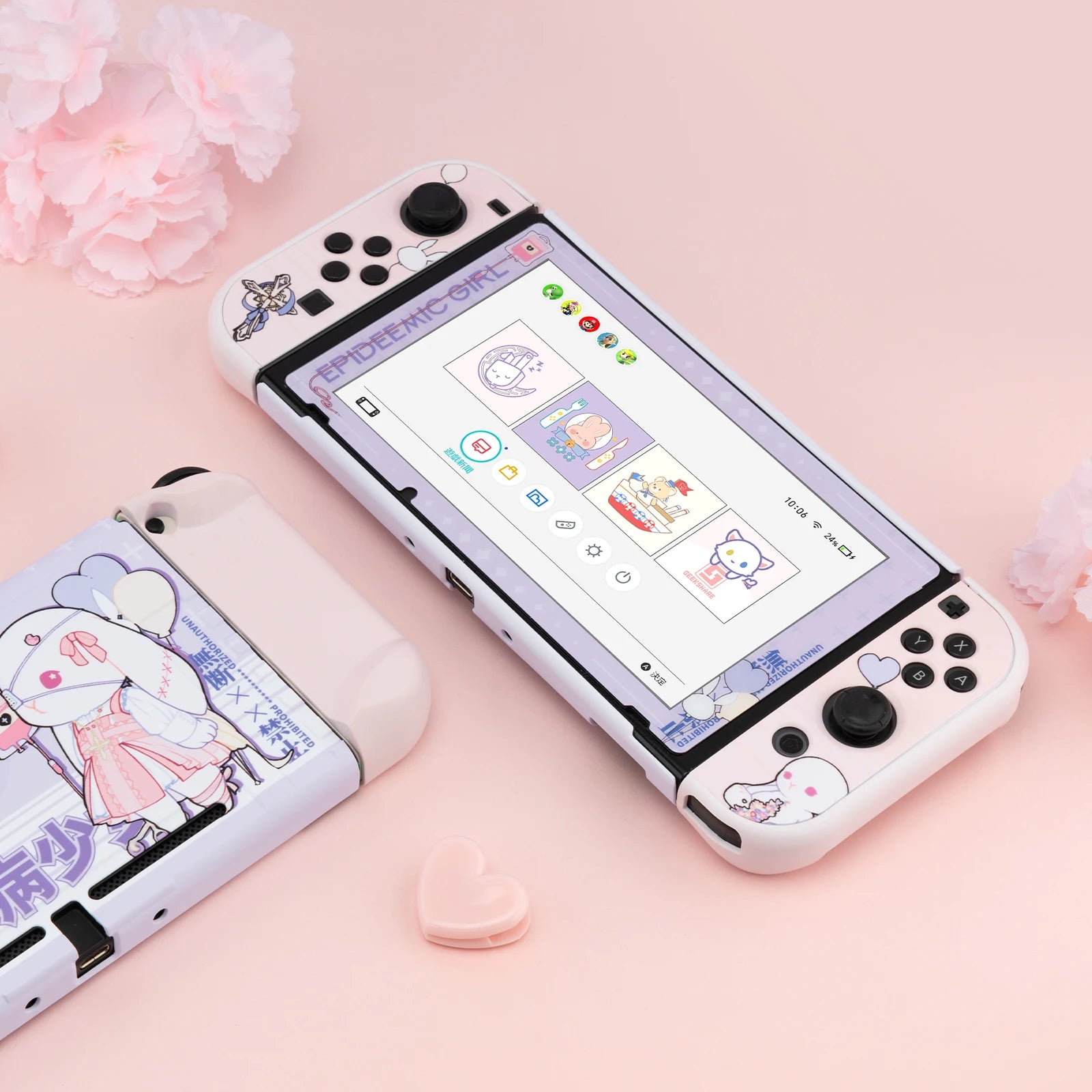 Scratch-Resistant Tempered Glass Protector for Nintendo Switch Console