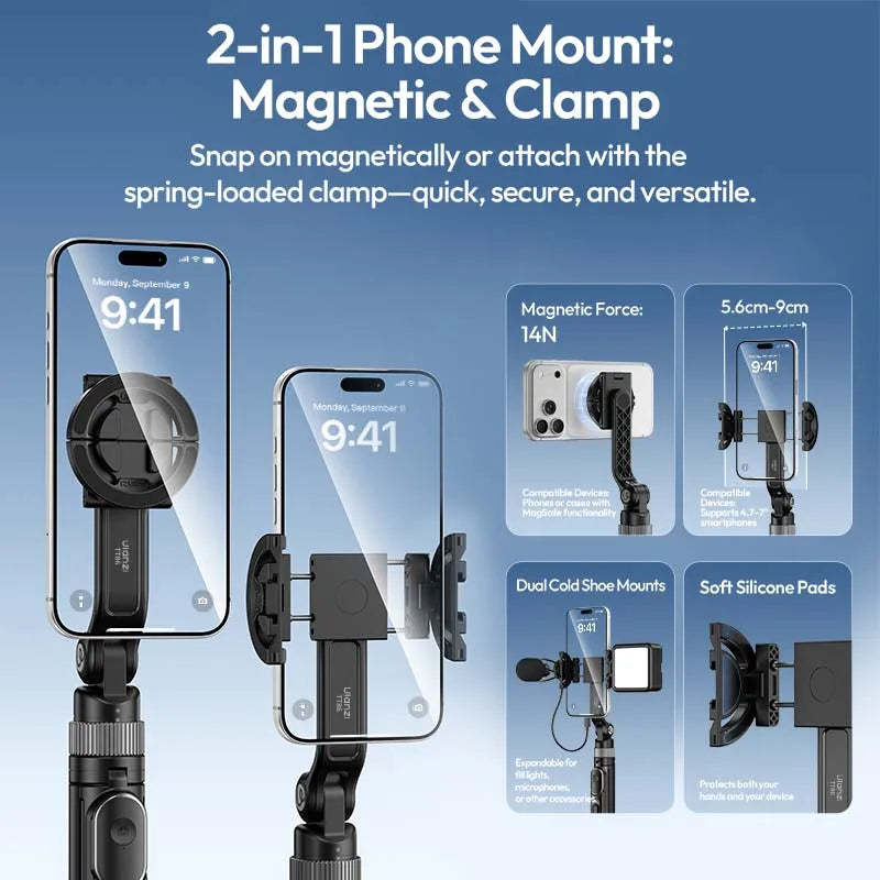 Ulanzi TT86 Mini Overhead Selfie Stick Tripod