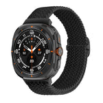 Nylon Woven Adjustable Buckle Watch Band for Samsung Galaxy Watch Ultra 2