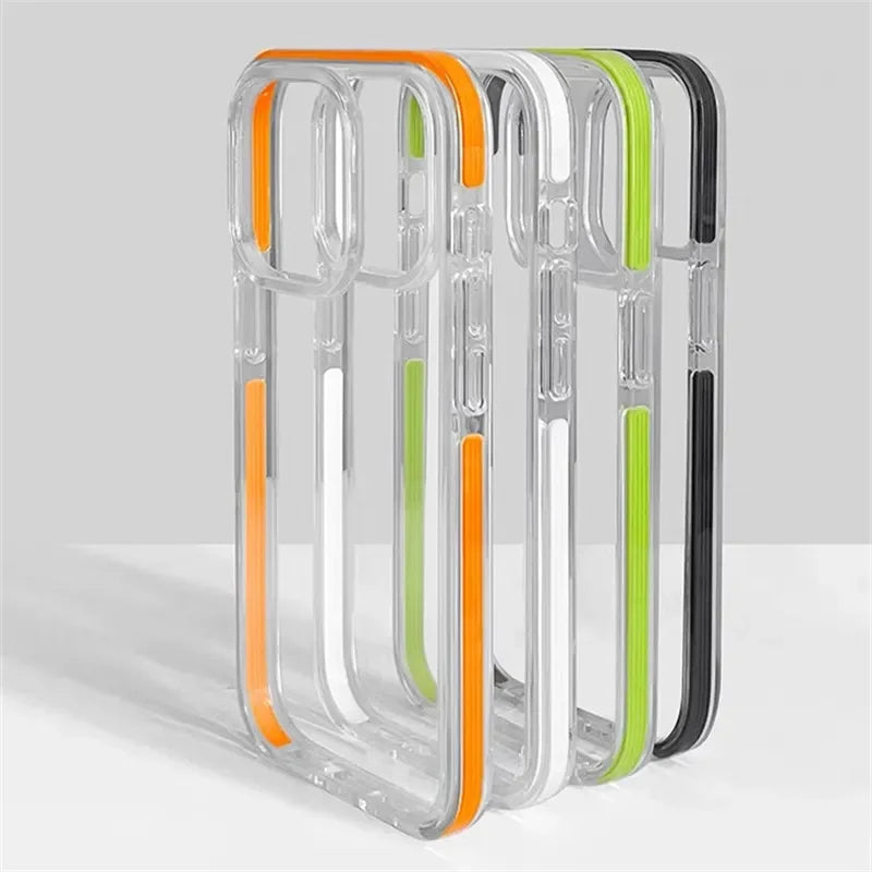Shockproof Transparent Acrylic MagSafe Case for iPhone 15 Series