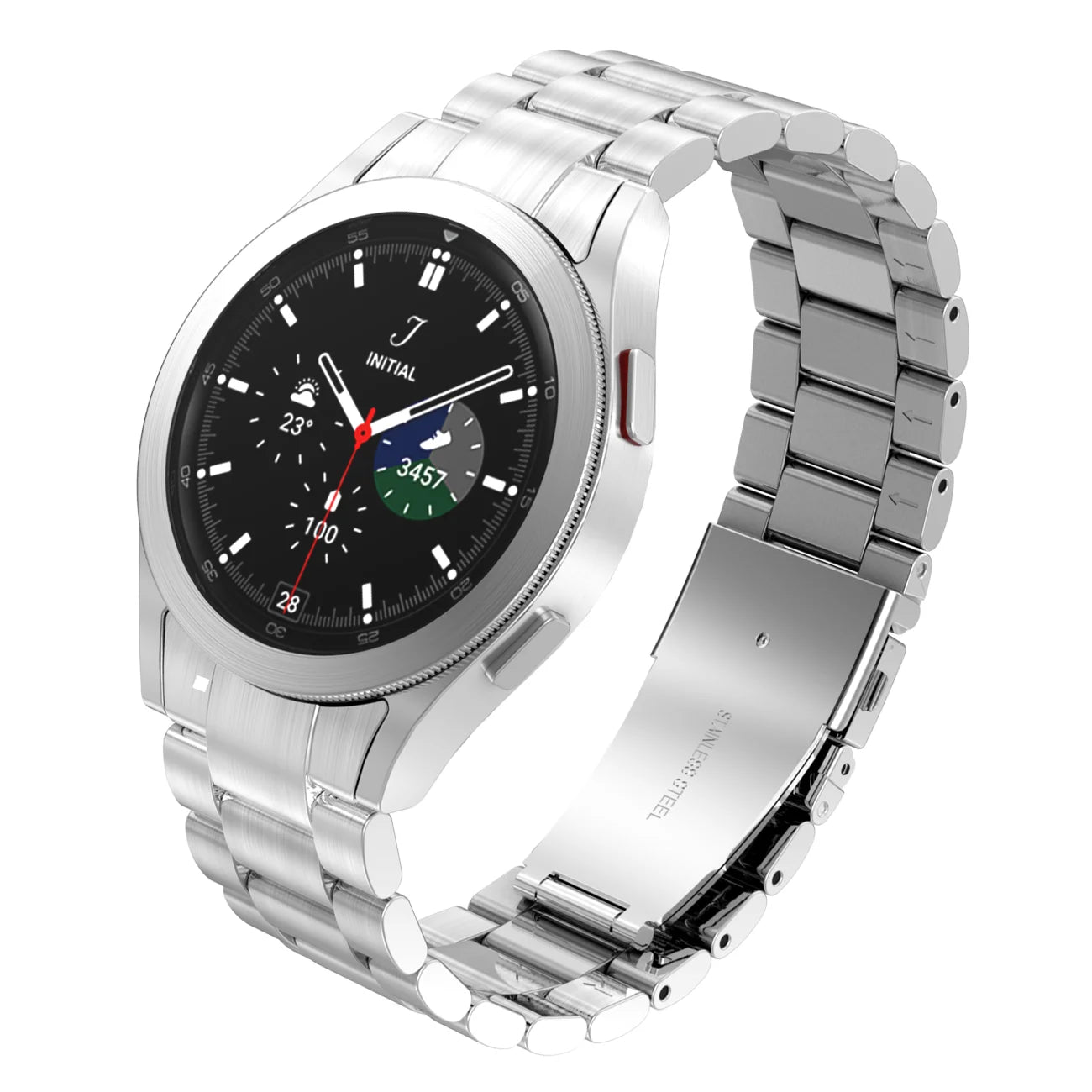 Metal No-Gap Strap for Samsung Galaxy Watch 6 and Galaxy Watch 6 Classic
