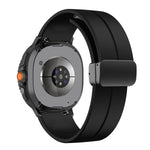 Silicone Magnetic Buckle Strap for Samsung Galaxy Watch 8 /  Galaxy Watch 8 Classic