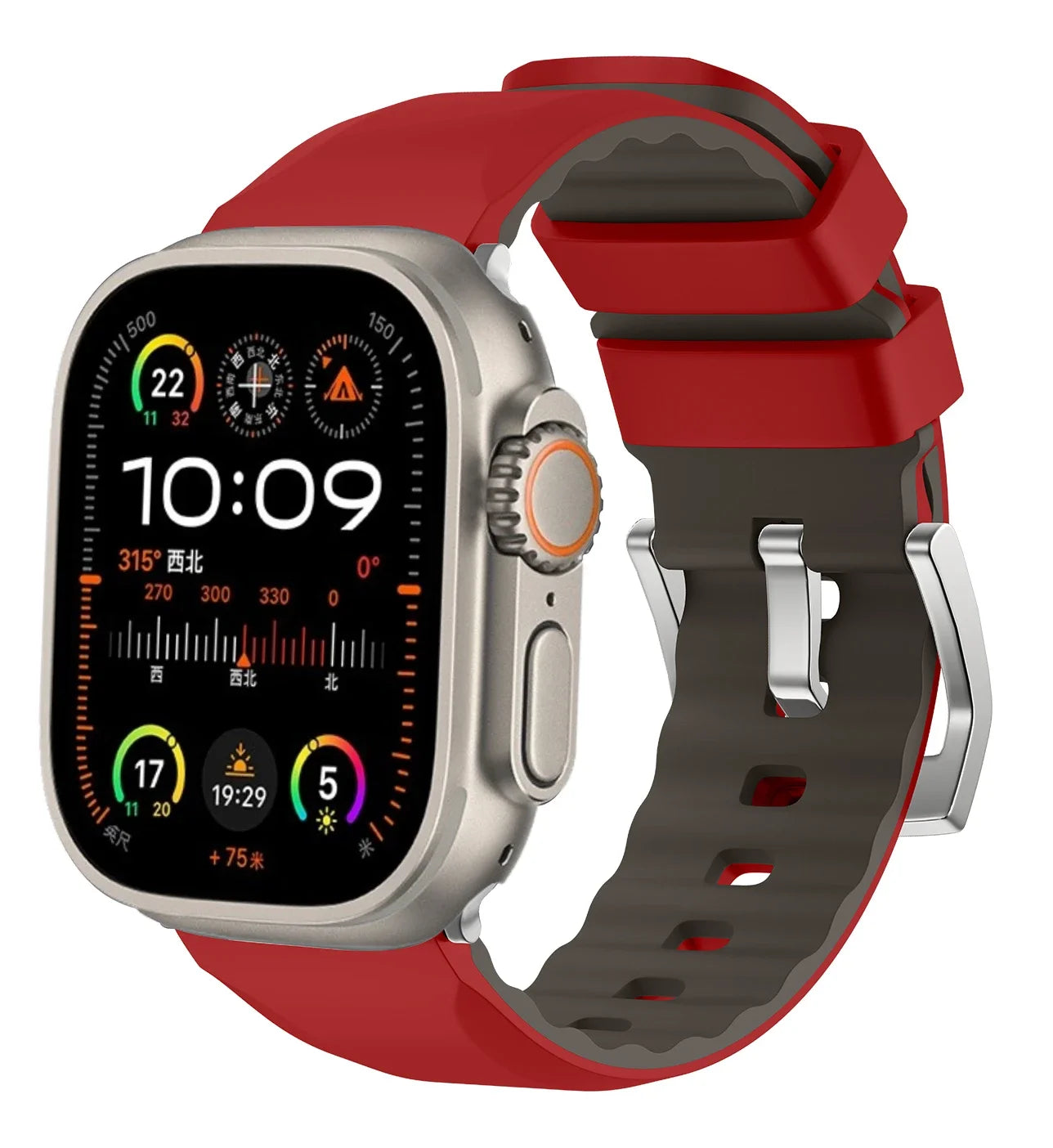 Dual Color Silicone Strap for Apple Watch