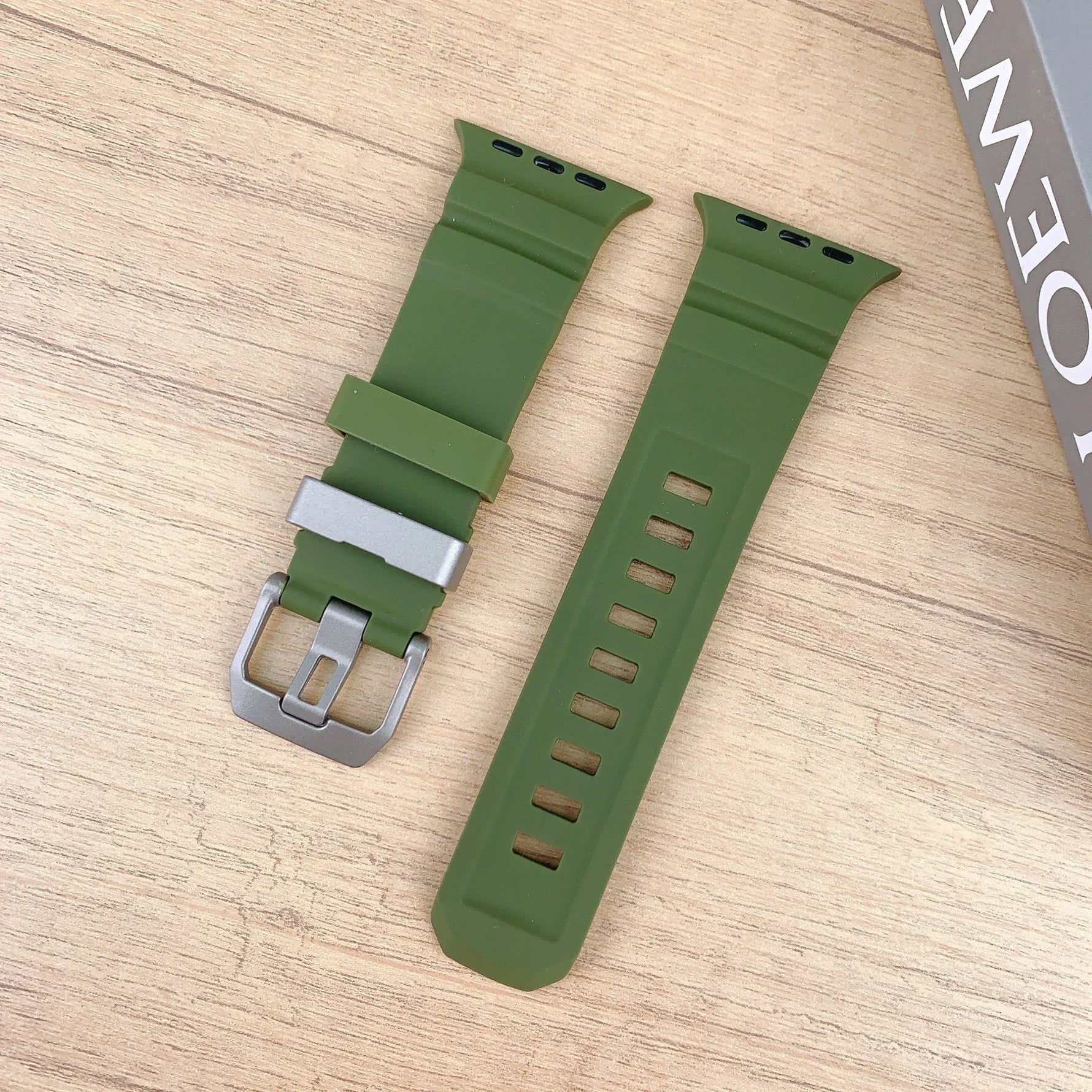 Durable Silicone Sport Strap for Apple Watch