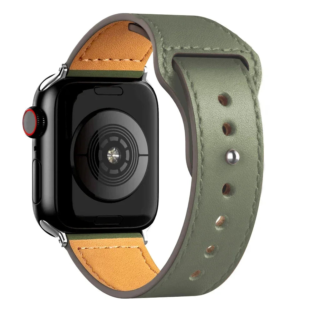 Luxury Genuine Leather Strap for Apple Watch