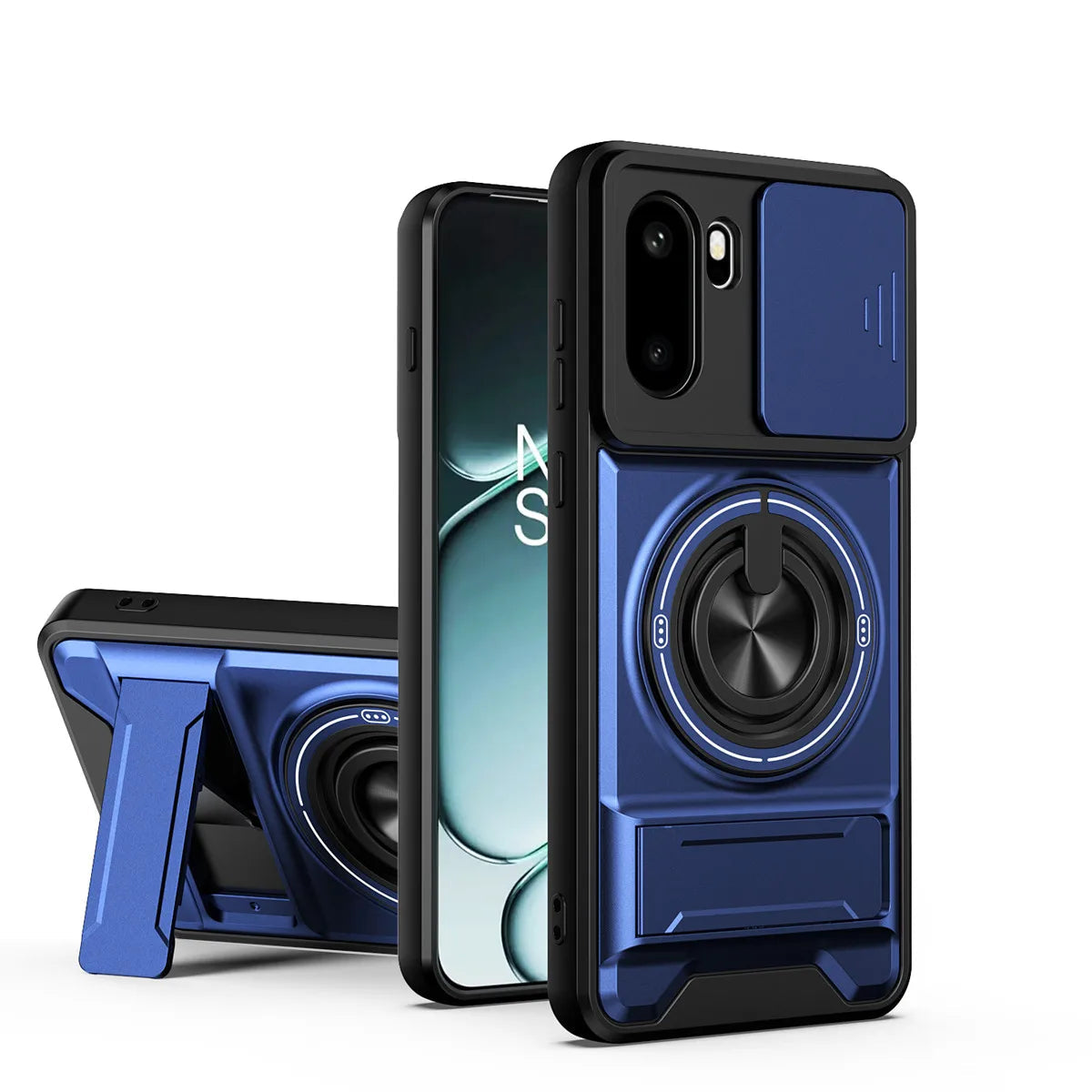 OnePlus 15R Armor Case with Slide Camera Lens Cover