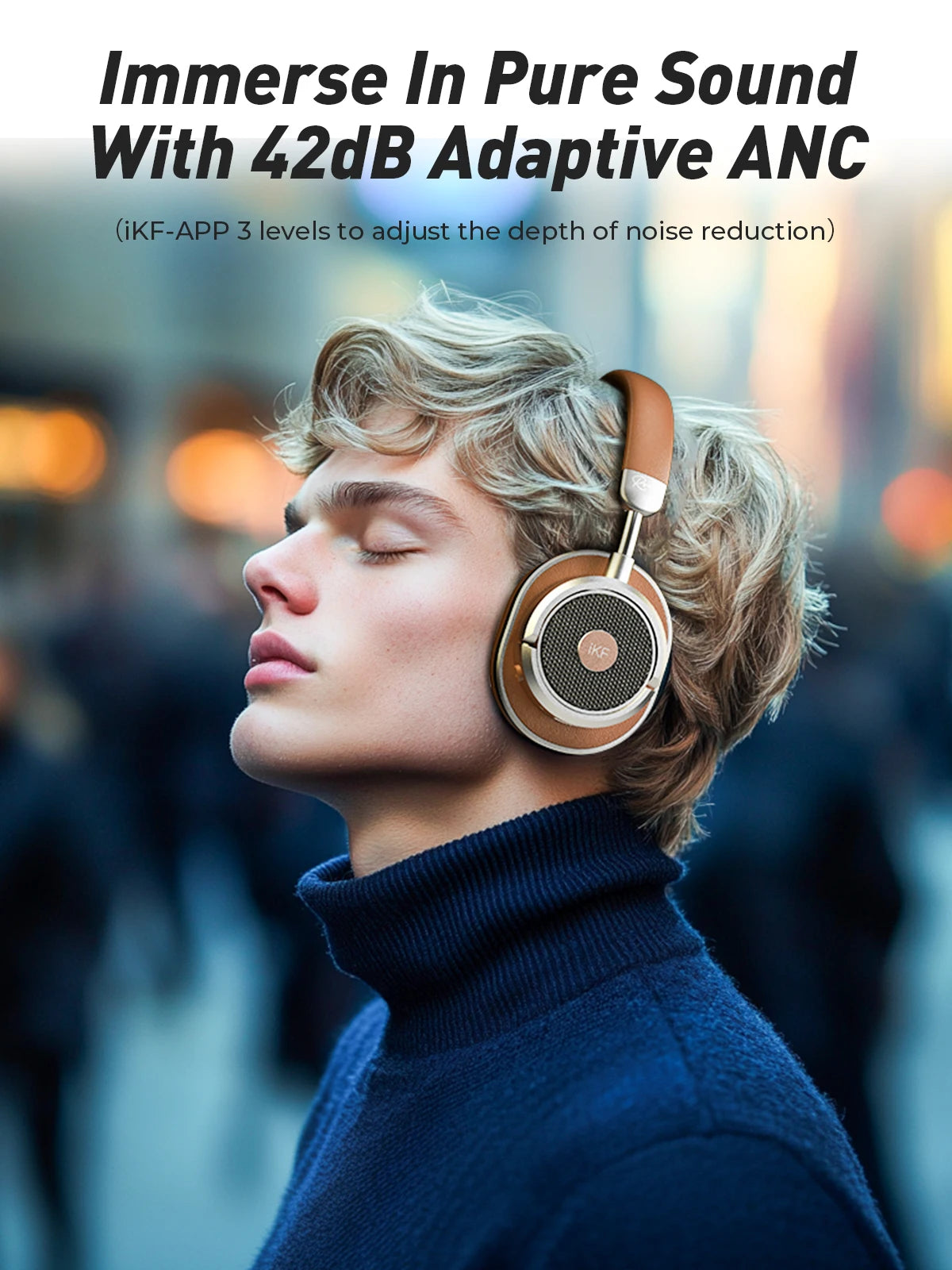 iKF Rona Vintage ANC Headphones