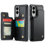 Samsung Galaxy S25 Edge Leather Wallet Case