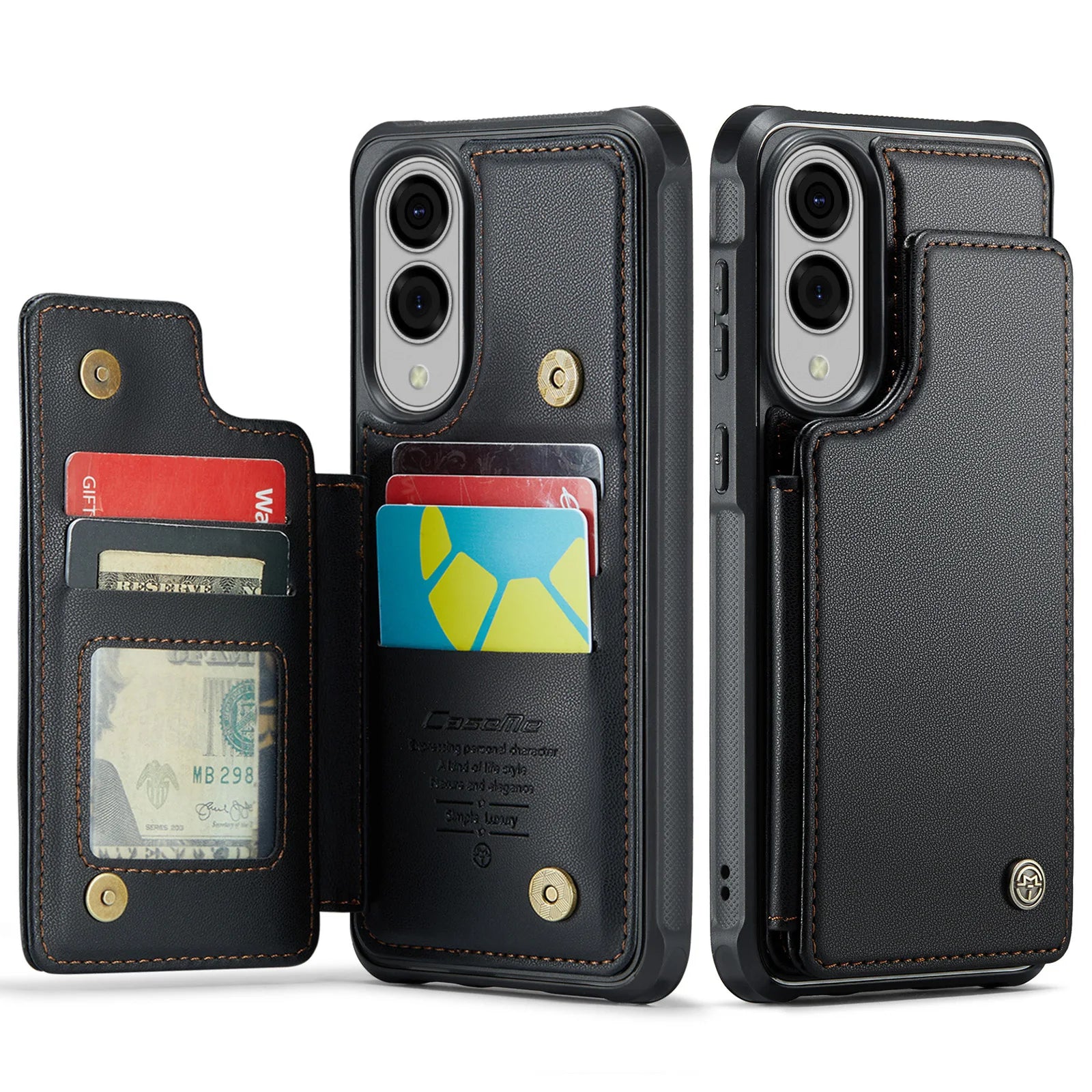 Samsung Galaxy S25 Edge Leather Wallet Case