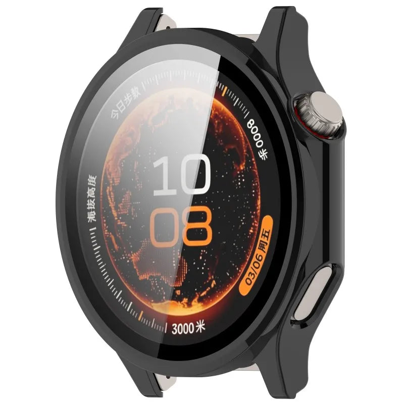 OnePlus Watch 4 Protective Case with Integrated Tempered Glass Shield
