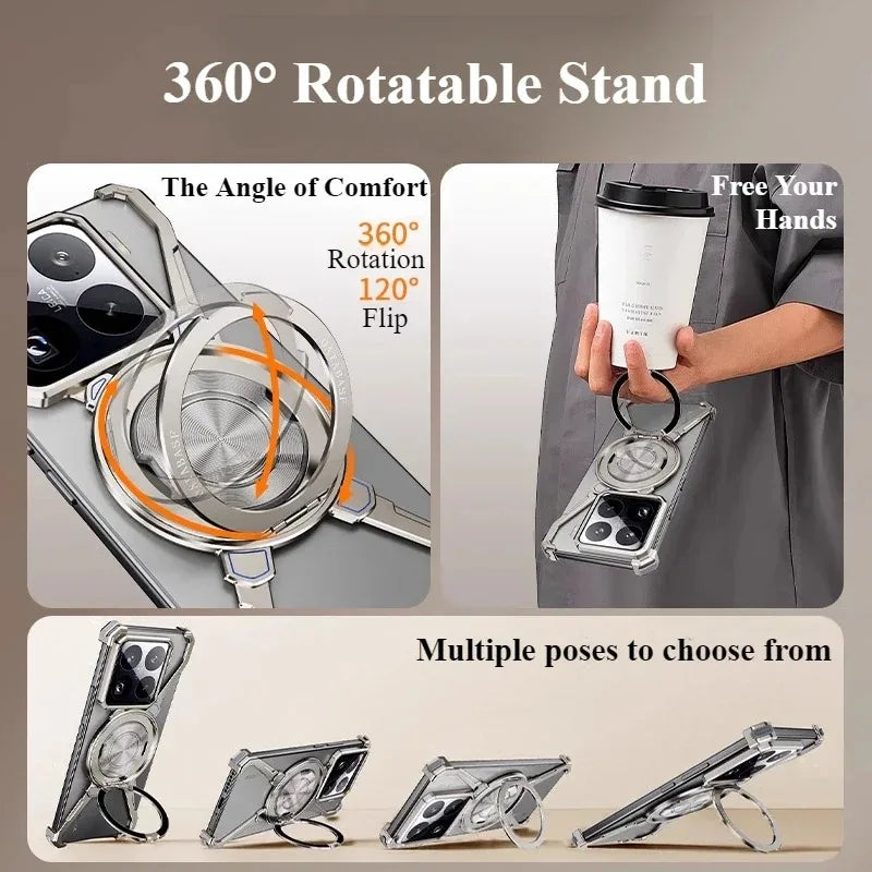 Xiaomi 15/15 Pro Magnetic Aluminum Alloy Frameless Case