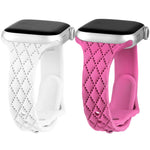 Engraved Slim Silicone Strap for Apple Watch