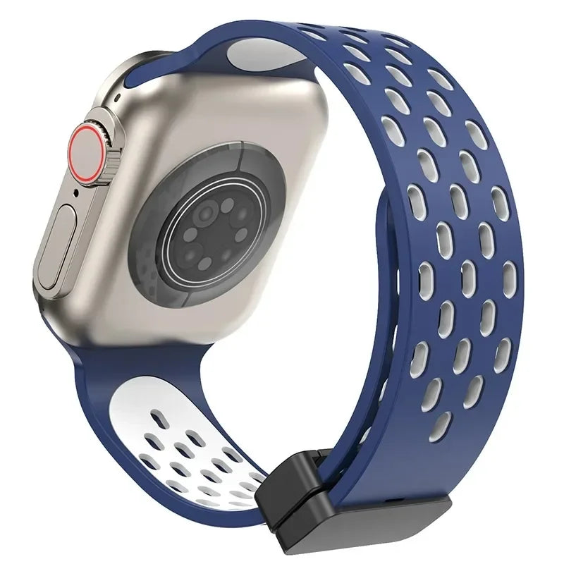 Flexible Silicone Magnetic Strap for Apple Watch