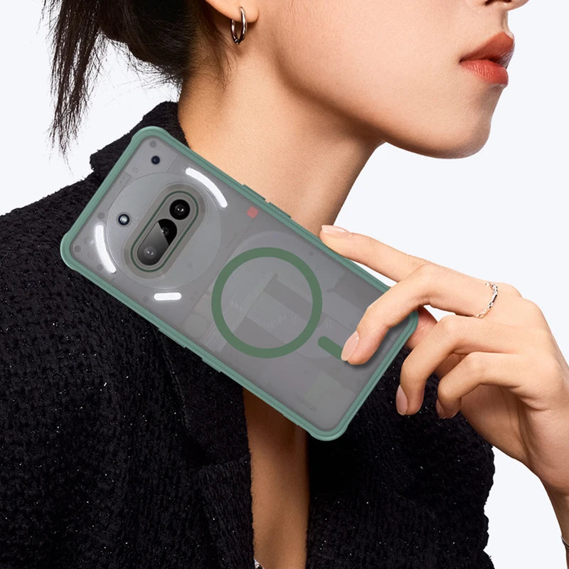 Anti-Fingerprint Semi-Transparent Case for Nothing Phone 3a / 3a Pro