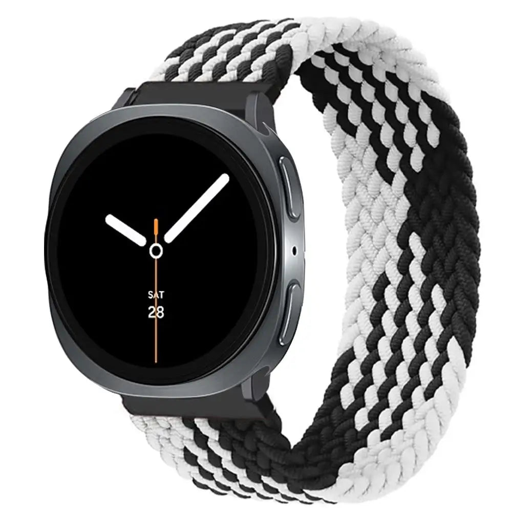 Elastic Braided Solo Loop Band for Samsung Galaxy Watch 8 & Galaxy Watch 8 Classic