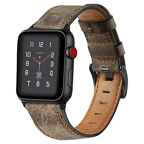 Classic Retro Cow Leather Strap for Apple Watch