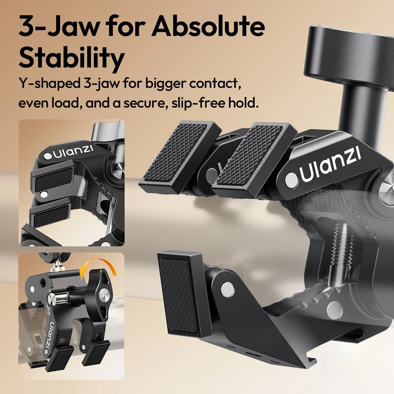 Ulanzi CO78 Magic Arm Kit With 3-Jaw Super Clamp And Phone Clip