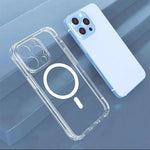 Slim Clear MagSafe Silicone Protective Case for iPhone 16 Series