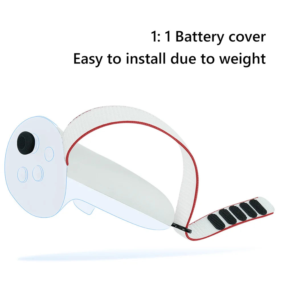 Adjustable Active Straps with Metal Ring Buckle for Meta Quest 3 Controllers