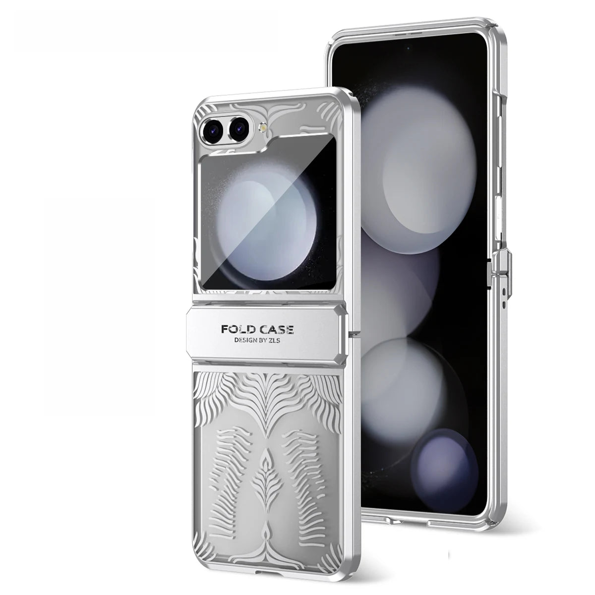 Shockproof Electroplating Transparent Case for Samsung Galaxy Z Flip 5