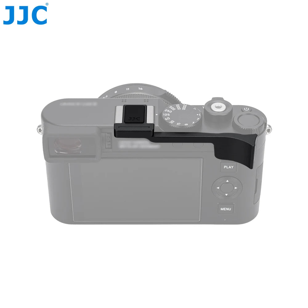 JJC Hot Shoe Mounted Aluminum Thumb Grip for Leica D-LUX8