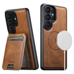 2-in-1 Detachable Oil Wax Leather Case for Samsung Galaxy S26 Ultra