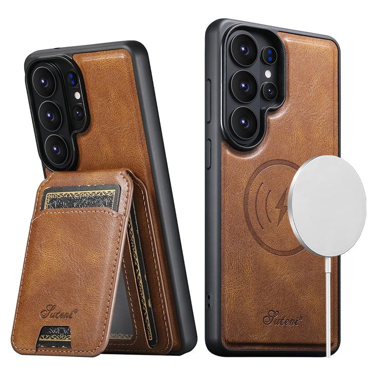 2-in-1 Detachable Oil Wax Leather Case for Samsung Galaxy S26 Ultra