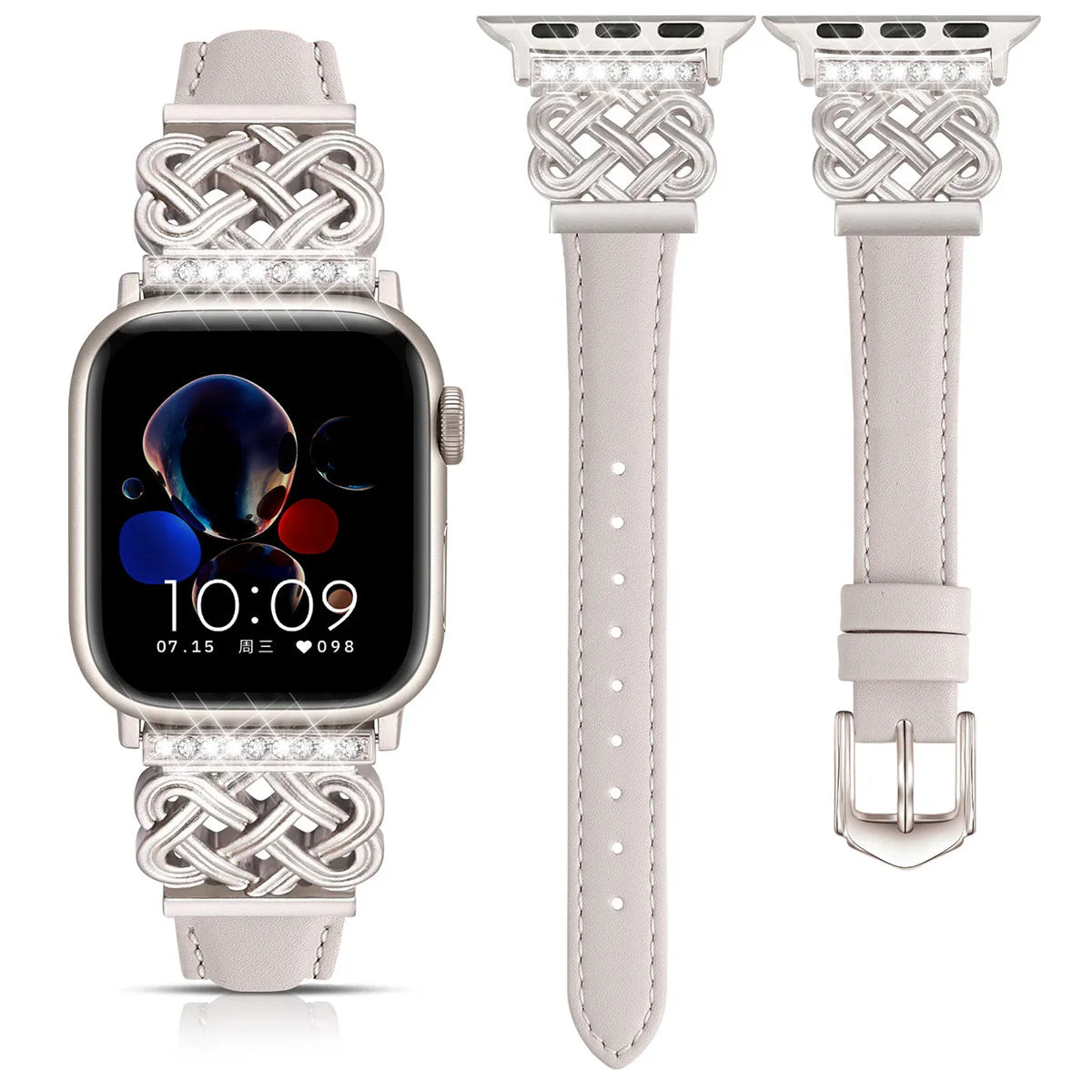 Stylish Leather Wristband for Apple Watch