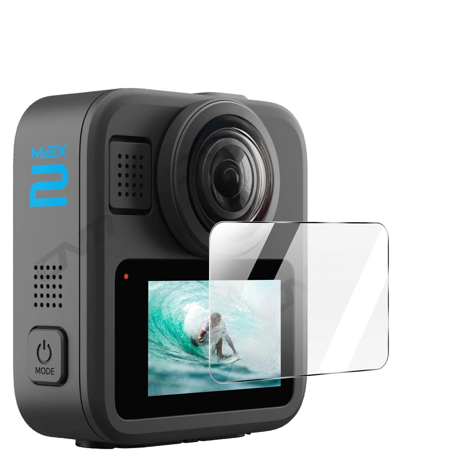 Premium Tempered Glass Screen Protector for GoPro MAX 2