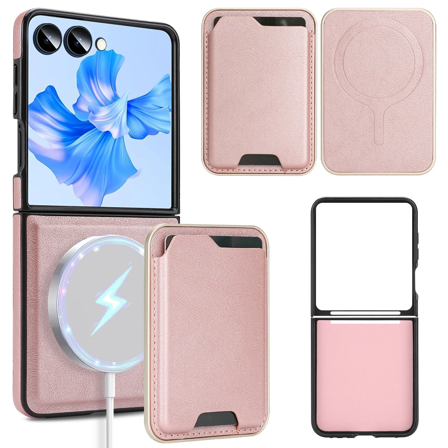 2-in-1 Magnetic Detachable Wallet Case for Samsung Galaxy Z Flip 7