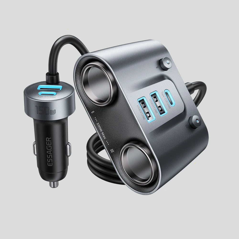 Essager 150W Multi-Port Car Charger