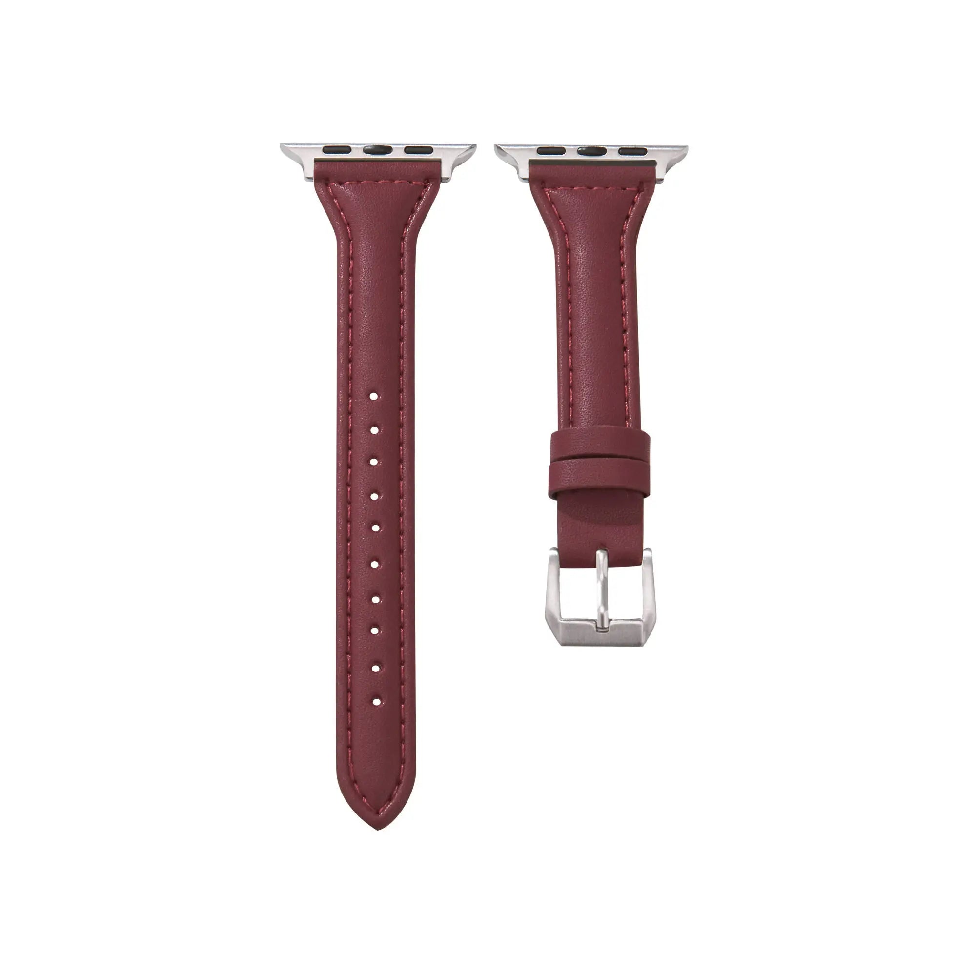 Elegant Slim Leather Strap for Apple Watch