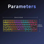 AJAZZ NK61 Hot-Swappable Mechanical Keyboard