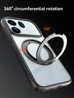 Matte Anti-Yellowing Case with 360° Rotating Ring Stand for OPPO Find X10 Series