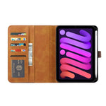 Leather Flip Kickstand Case with Card Slot for iPad Mini 7