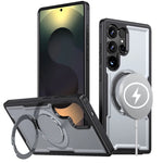 Protective Case with 360° Rotating Magnetic Ring for Samsung Galaxy S25 Series