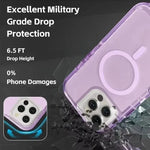 Heavy Duty Clear Protective MagSafe Case with Belt Clip for iPhone 17 Series