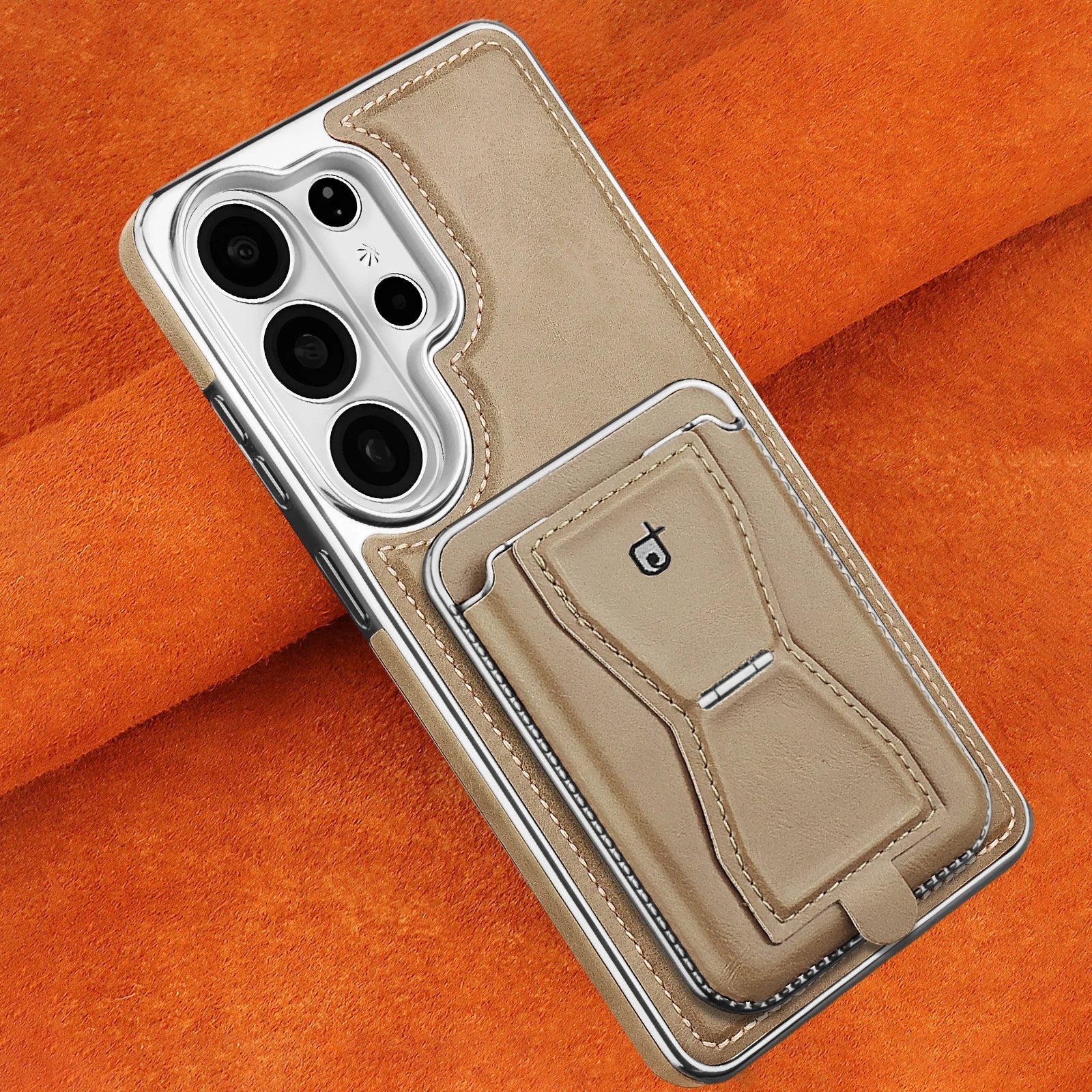 Shockproof Magnetic Leather Case with Removable Card Holder for Samsung Galaxy S26 Series