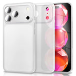 Ultra-Thin Translucent Matte Hard Case with Raised Camera Protection for iPhone 18 Series