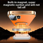 Textured Leather Case with 360° Rotating Magnetic Ring Stand for Samsung Galaxy S26 Series