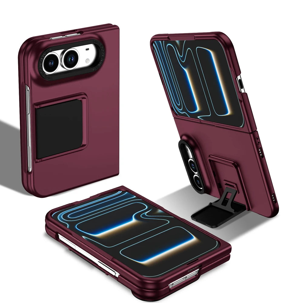 Matte Hard PC Kickstand Case with Dual-Angle Viewing for iPhone Duo