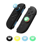 2-Pack Soft Silicone Cute Cat Thumbstick Grips for Nintendo Switch 2 Joy-Con Controllers