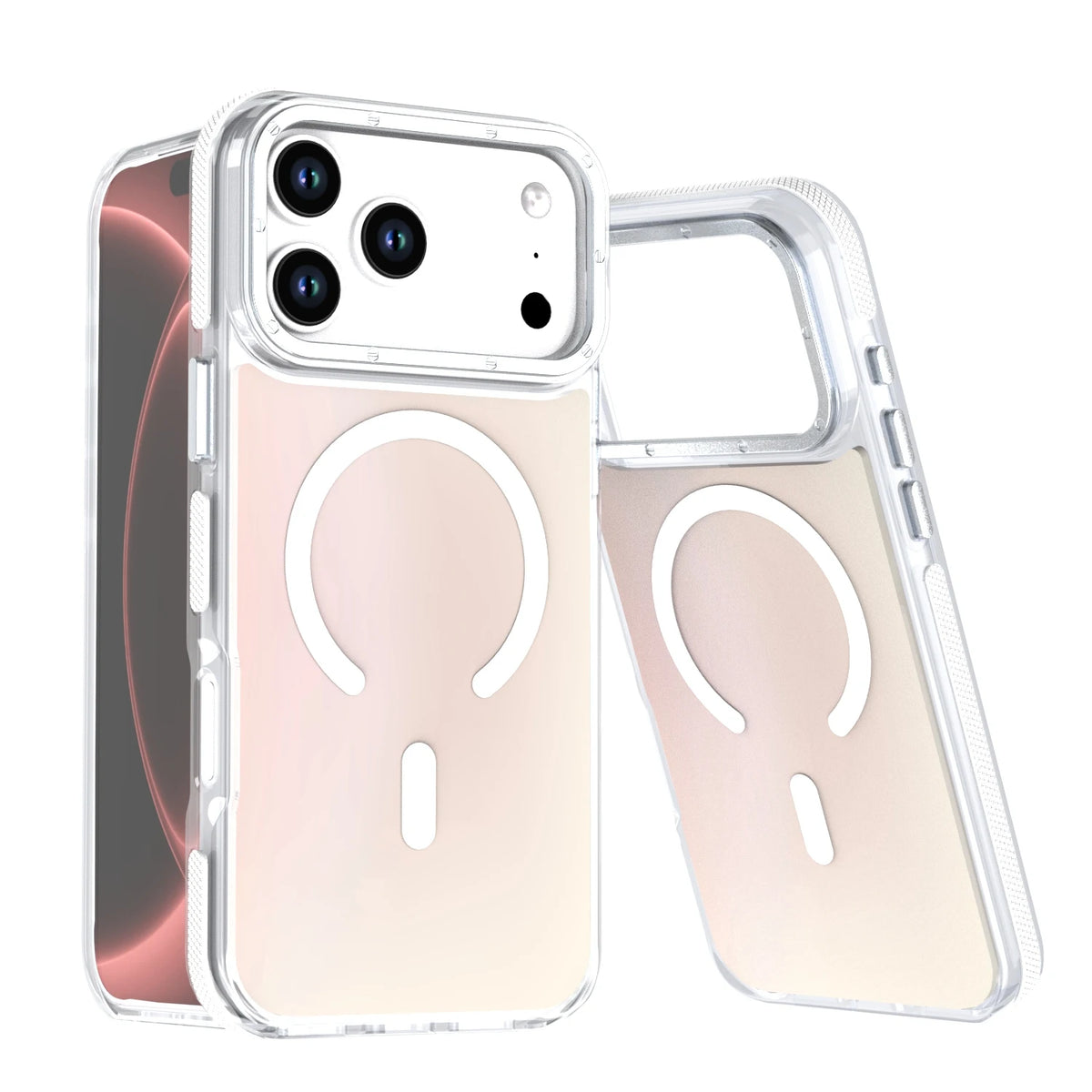 Translucent Laser Gradient Shockproof MagSafe Case for iPhone 18 Series
