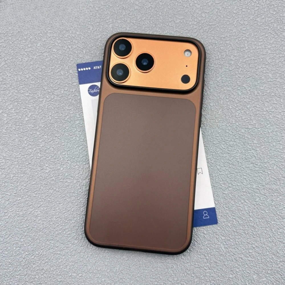 Simple Solid Color Frosted Case for iPhone 17 Series