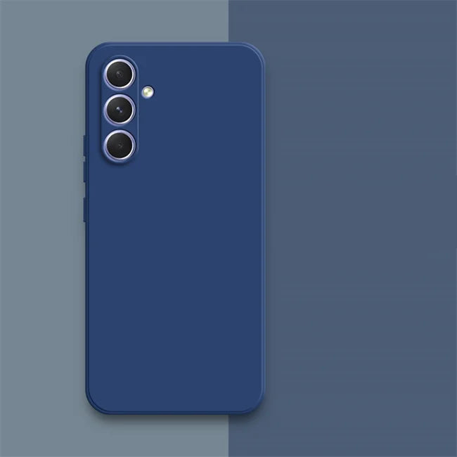 Shockproof Liquid Silicone Case for Samsung Galaxy A55