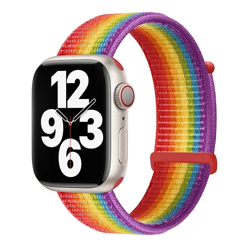 Breathable Nylon Elastic Strap for Apple Watch