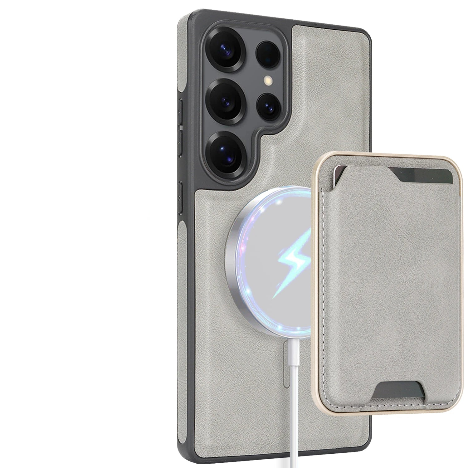 2-in-1 Magnetic Detachable Wallet Case for Samsung Galaxy S24 Series